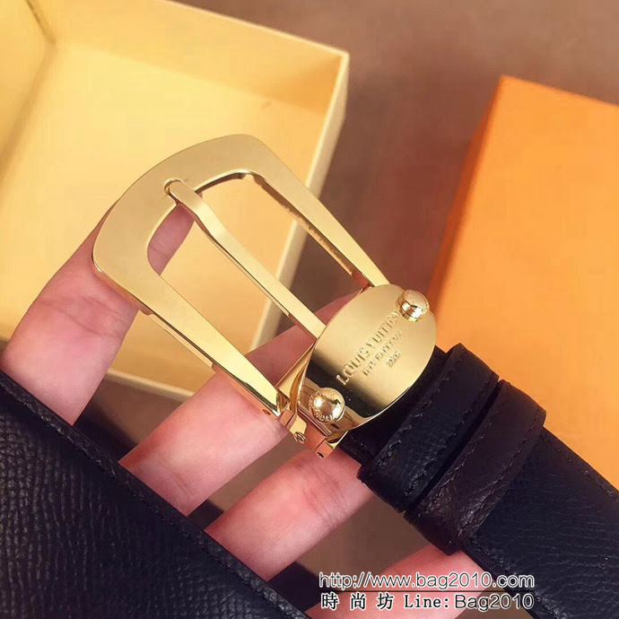 路易威登LV 正品開模 Italy專櫃在售正品 lv針扣 原版皮男款皮帶  xfp1030